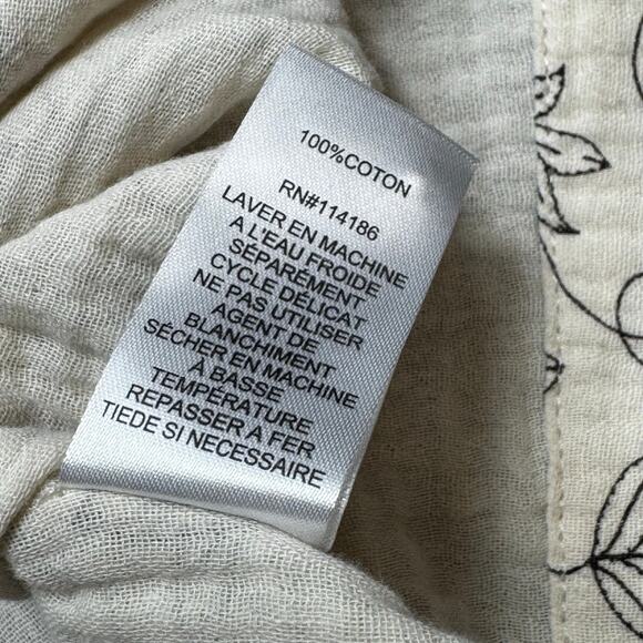 Thomas Sterling Men's Cotton Button-Up Shirt Botanical Print NWT Size Medium - Picture 5 of 8